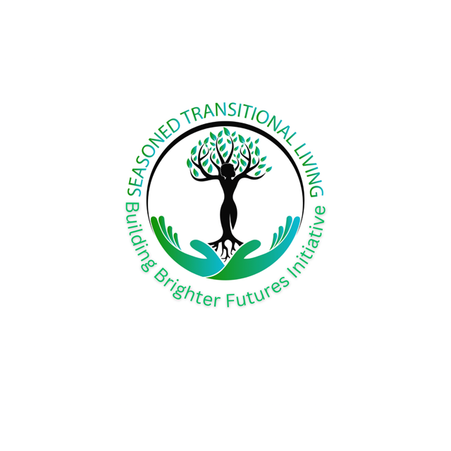 Seasoned Transitional Living tree-of-life logo